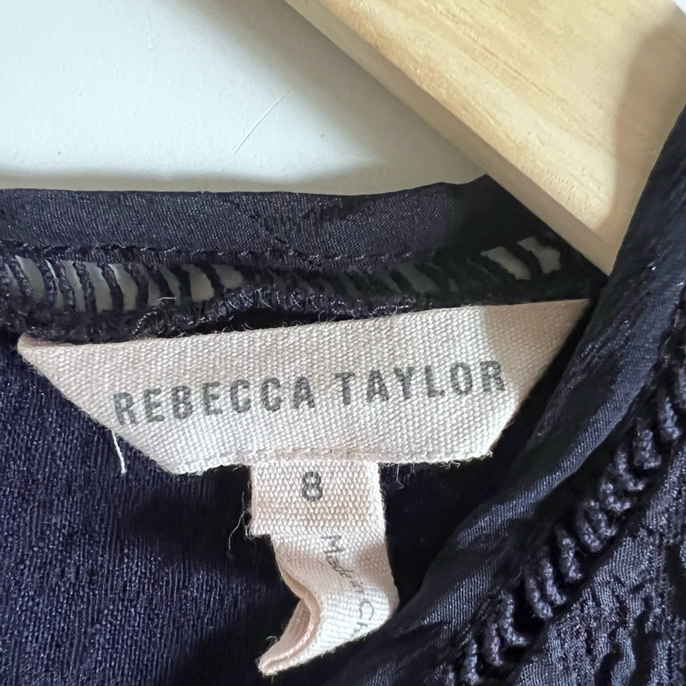 Rebecca Taylor Navy Sleeveless Top - Picture 3 of 6